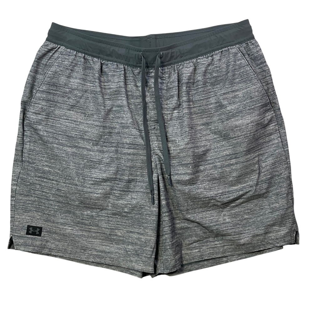 Under Armour Loose Fit Heathered Gray Athletic Shorts Men's XL‎ TG EG